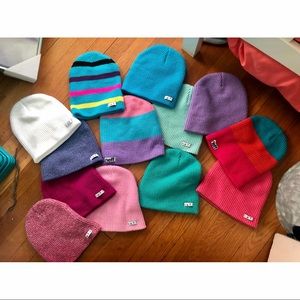 Lot of Neff beanies